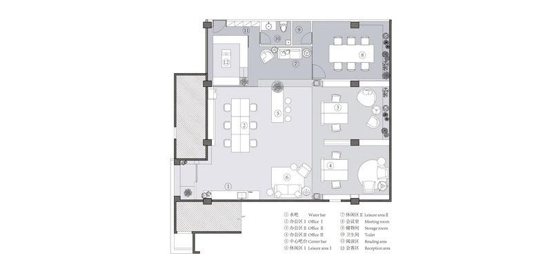 深圳寶安辦公室裝修布置圖設計